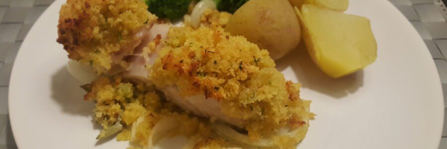 Cod with Cornbread Crust | Bacalhau com Broa