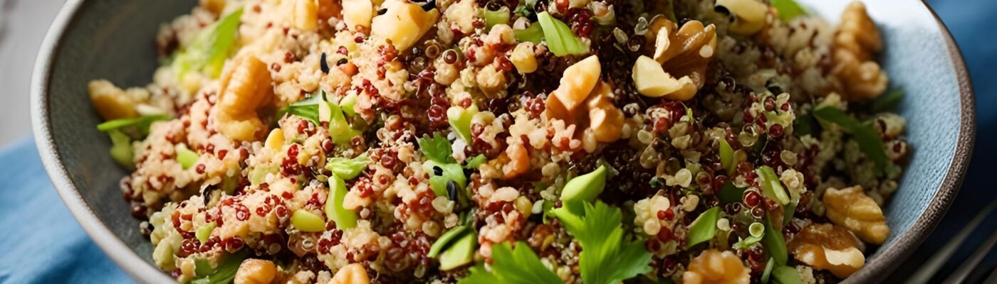 Quinoa Pilaf with nuts and seeds